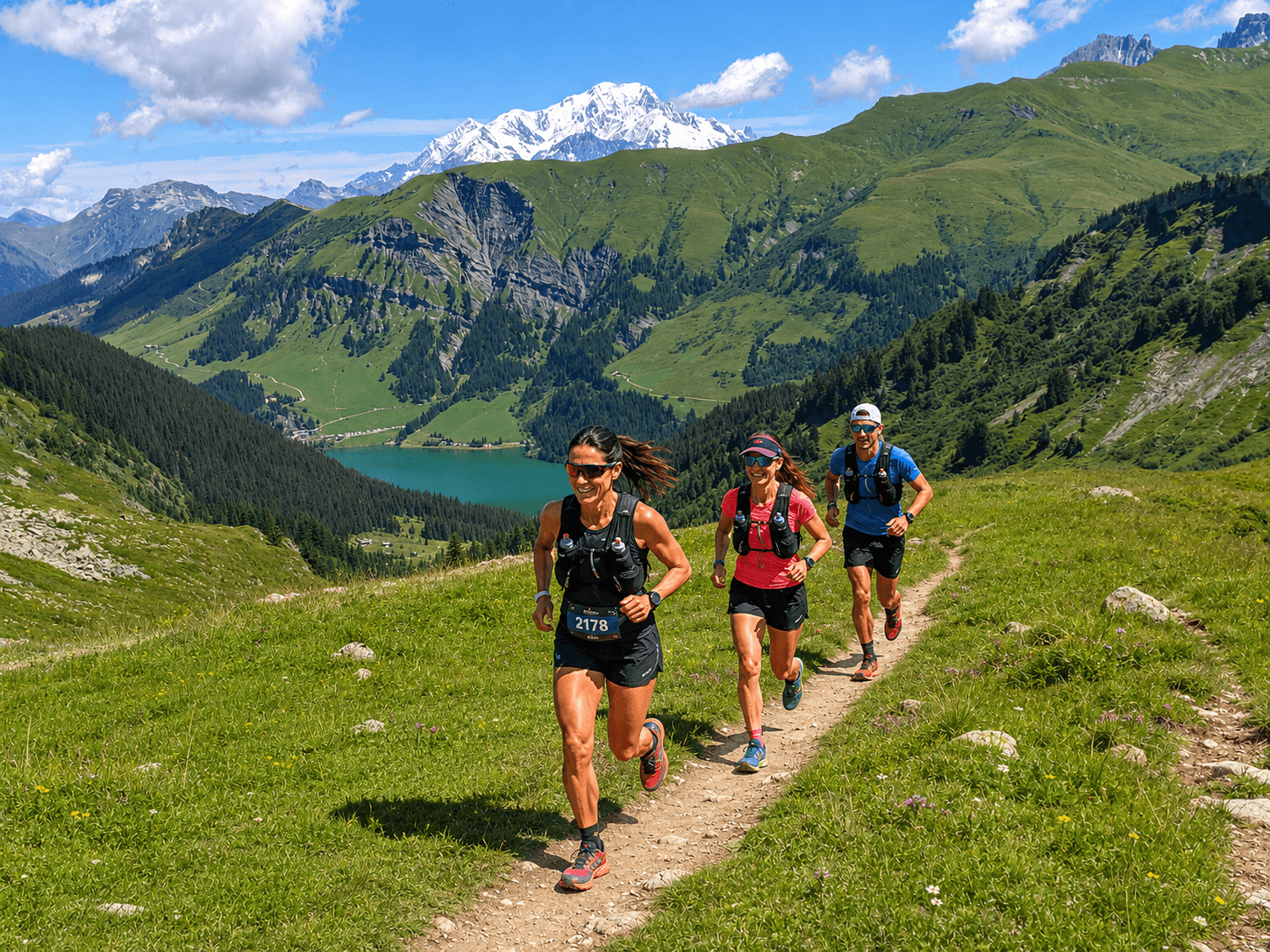 Trail des crêtes du Beaufortain · Trail running in Beaufort