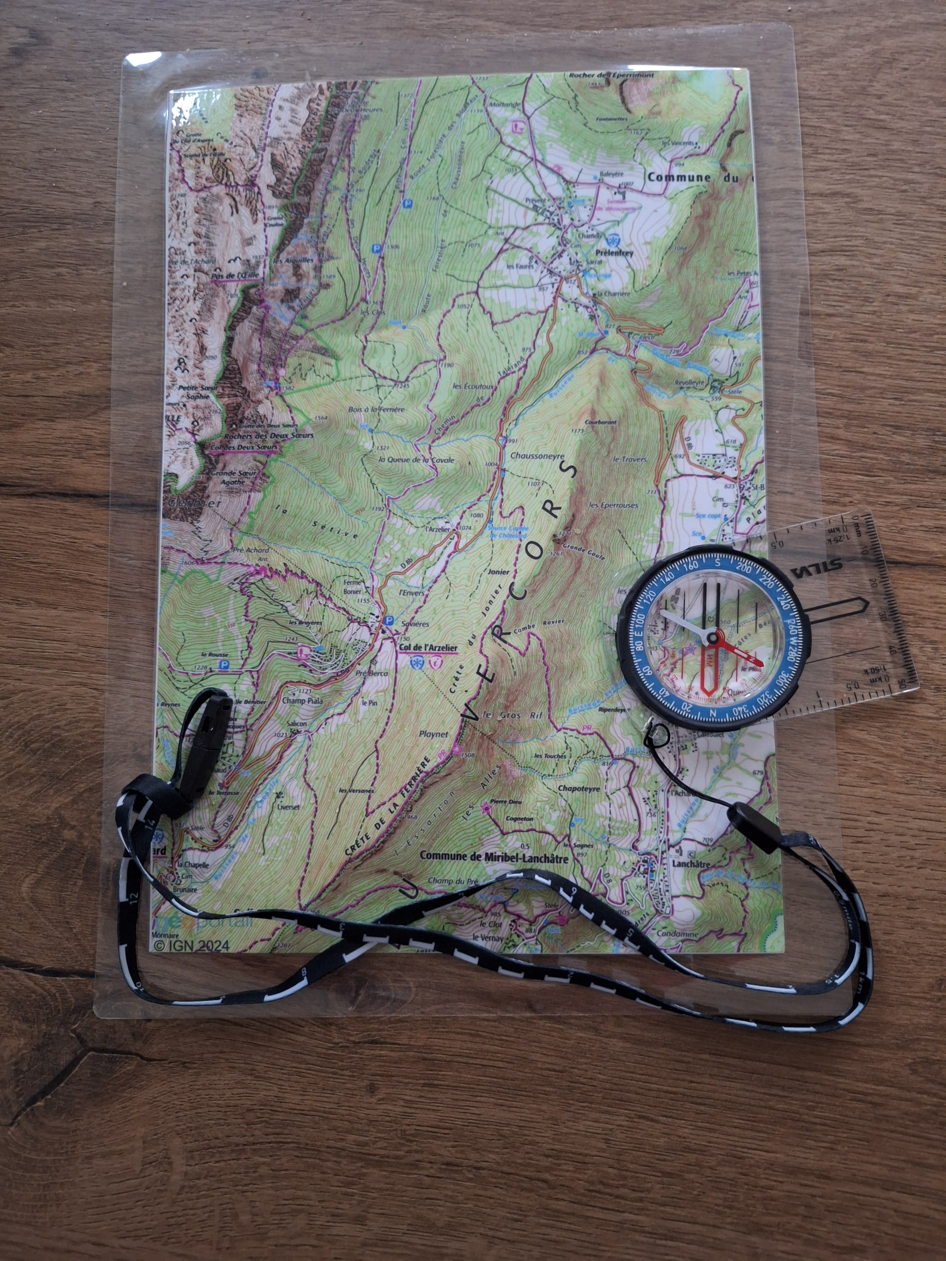 Formation Initiation Cartographie - Orientation — Randonnée pédestre à Prélenfrey - Le Gua