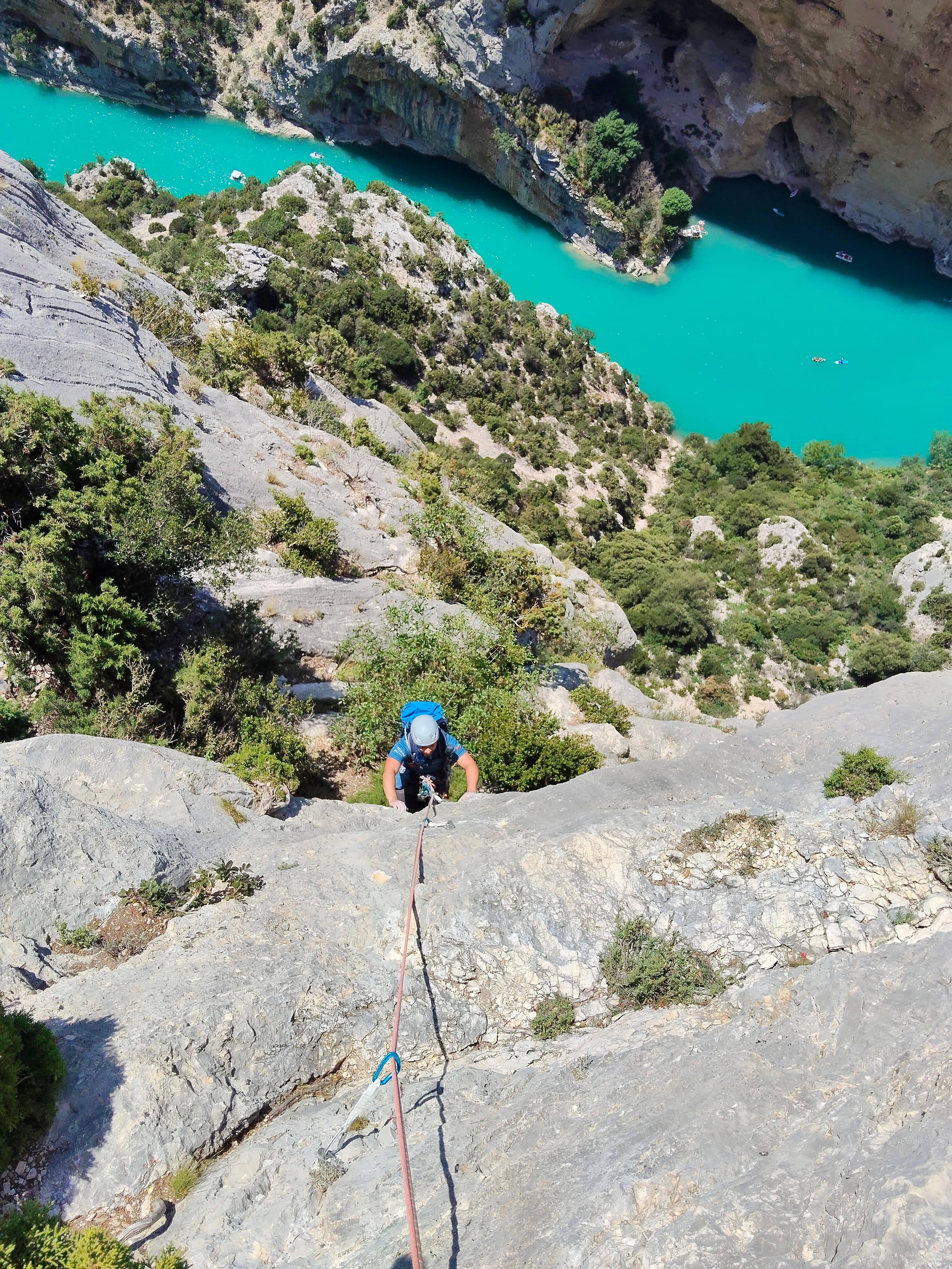 Grande voie dans les gorges du Verdon , photo 1